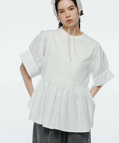 ROPE' / ロペ Tシャツ | 【ADAM ET ROPE’ FEMME】バウンスカフスプルオーバー【サステナブル】 | 詳細23