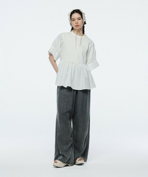 ROPE' / ロペ Tシャツ | 【ADAM ET ROPE’ FEMME】バウンスカフスプルオーバー【サステナブル】 | 詳細28