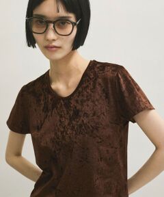 ROPE' / ロペ Tシャツ | 【ADAM ET ROPE’ FEMME】クラッシュベロアTEE