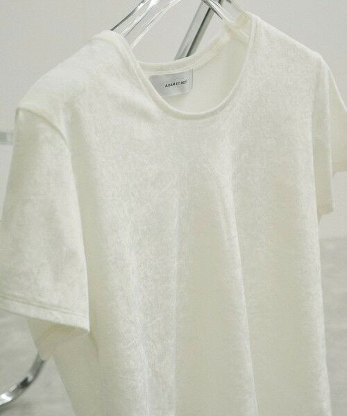ROPE' / ロペ Tシャツ | 【ADAM ET ROPE’ FEMME】クラッシュベロアTEE | 詳細7