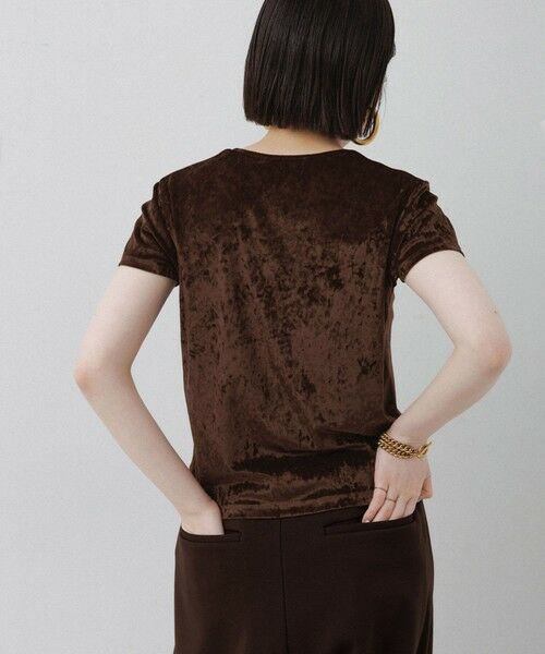 ROPE' / ロペ Tシャツ | 【ADAM ET ROPE’ FEMME】クラッシュベロアTEE | 詳細14