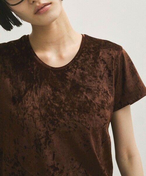 ROPE' / ロペ Tシャツ | 【ADAM ET ROPE’ FEMME】クラッシュベロアTEE | 詳細10