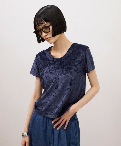 ROPE' / ロペ Tシャツ | 【ADAM ET ROPE’ FEMME】クラッシュベロアTEE | 詳細17