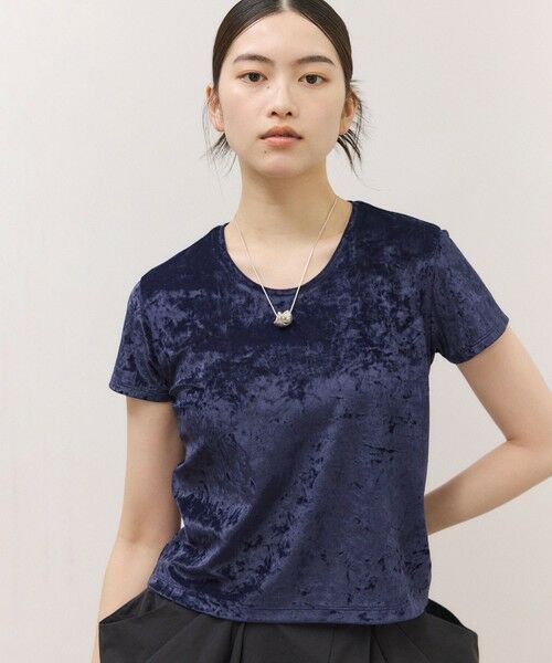 ROPE' / ロペ Tシャツ | 【ADAM ET ROPE’ FEMME】クラッシュベロアTEE | 詳細16