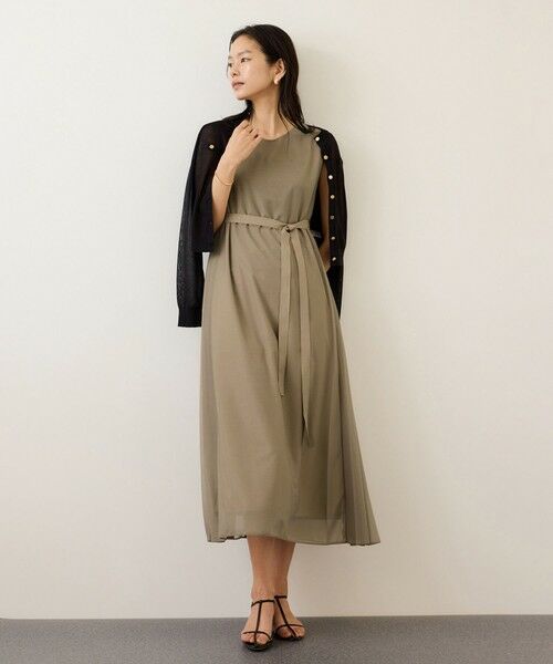 ROPE' / ロペ ロング・マキシ丈ワンピース | エスパンディサイドプリーツワンピース | 詳細7