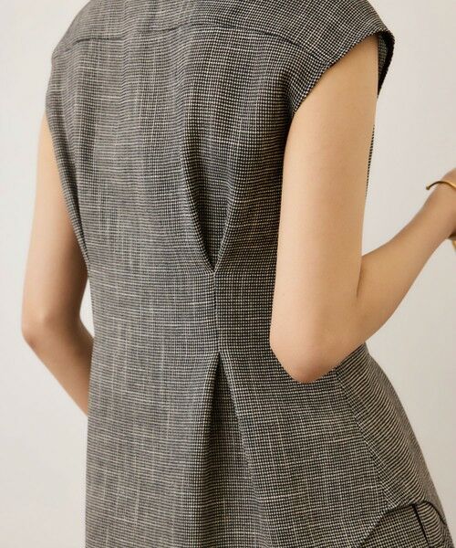 ROPE' / ロペ シャツ・ブラウス | カラミ織りタックナロースタンドブラウス/セットアップ対応・イージーケア | 詳細13