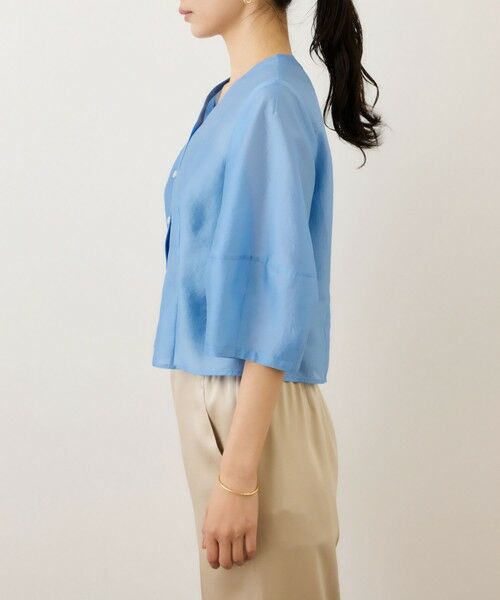 ROPE' / ロペ シャツ・ブラウス | ランタンスリーブシルクライクブラウス | 詳細11