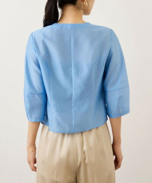 ROPE' / ロペ シャツ・ブラウス | ランタンスリーブシルクライクブラウス | 詳細12