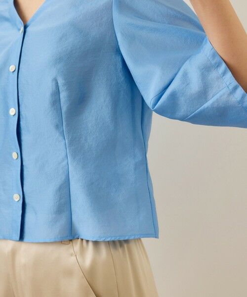 ROPE' / ロペ シャツ・ブラウス | ランタンスリーブシルクライクブラウス/イージーケア | 詳細21