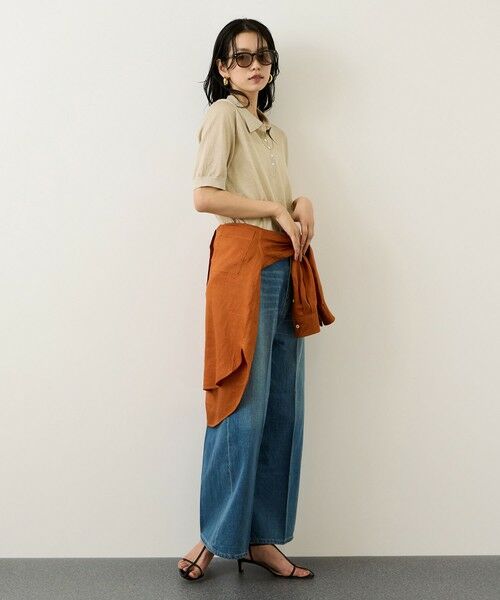 ROPE' / ロペ シャツ・ブラウス | ウォッシュリネンベーシックシャツ/イージーケア | 詳細17