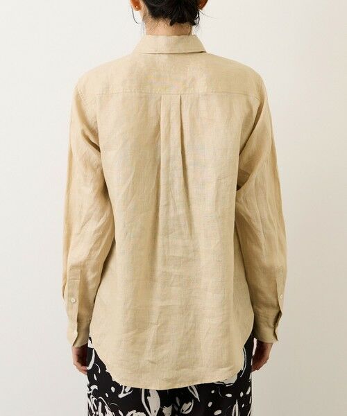 ROPE' / ロペ シャツ・ブラウス | ウォッシュリネンベーシックシャツ/イージーケア | 詳細21