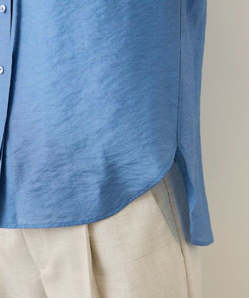 ROPE' / ロペ シャツ・ブラウス | 【一部WEB限定】スタンドフリルスキッパーブラウス(無地・ピンストライプ)/イージーケア | 詳細24