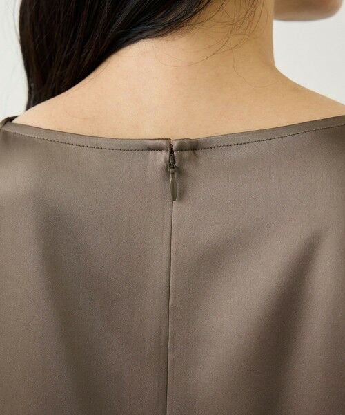 ROPE' / ロペ シャツ・ブラウス | ドレープサテンティーブラウス/セットアップ対応・イージーケア | 詳細22