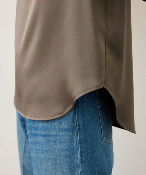 ROPE' / ロペ シャツ・ブラウス | ドレープサテンティーブラウス/セットアップ対応・イージーケア | 詳細25