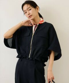 ROPE' / ロペ ブルゾン | カラミ織りドルマンスリーブショートブルゾン/セットアップ対応・イージーケア