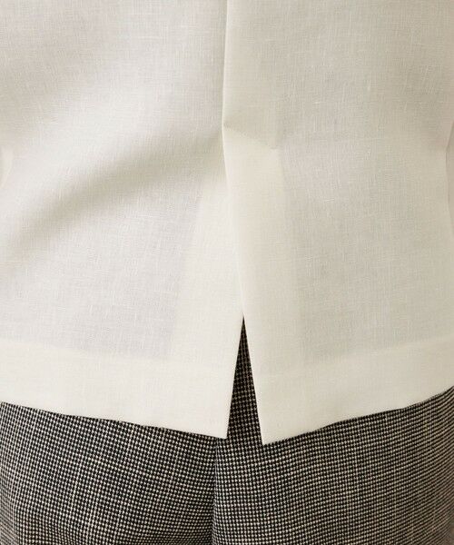 ROPE' / ロペ ノーカラージャケット | リネンハーフスリーブノーカラージャケット | 詳細17