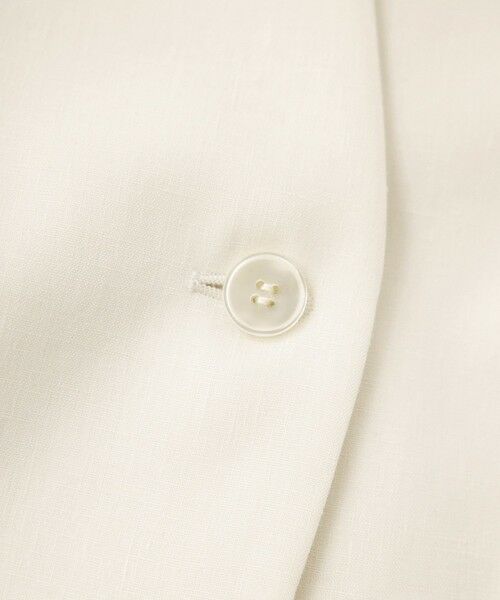 ROPE' / ロペ ノーカラージャケット | リネンハーフスリーブノーカラージャケット | 詳細22