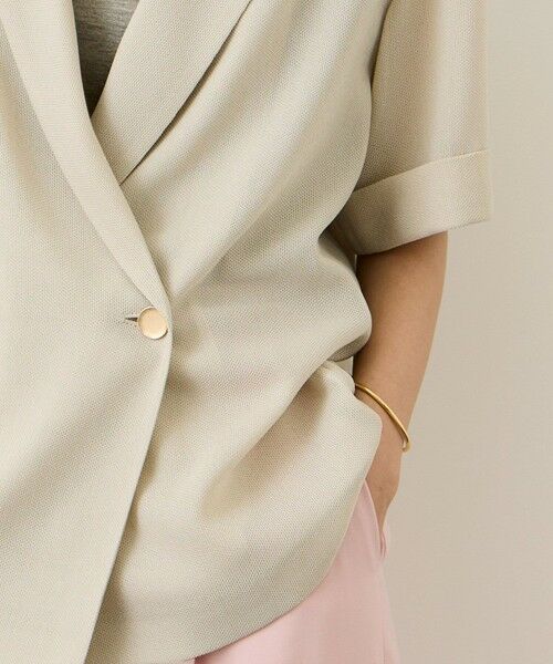 ROPE' / ロペ テーラードジャケット | ハーフスリーブライトメッシュジャケット/イージーケア | 詳細11
