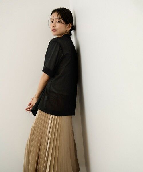 ROPE' / ロペ テーラードジャケット | ハーフスリーブライトメッシュジャケット/イージーケア | 詳細17