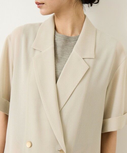 ROPE' / ロペ テーラードジャケット | ハーフスリーブライトメッシュジャケット/イージーケア | 詳細21
