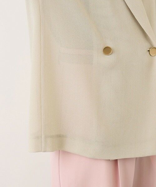 ROPE' / ロペ テーラードジャケット | ハーフスリーブライトメッシュジャケット/イージーケア | 詳細24