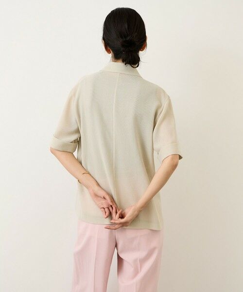 ROPE' / ロペ テーラードジャケット | ハーフスリーブライトメッシュジャケット/イージーケア | 詳細3