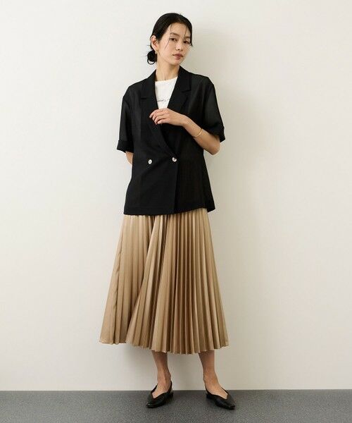 ROPE' / ロペ テーラードジャケット | ハーフスリーブライトメッシュジャケット/イージーケア | 詳細7