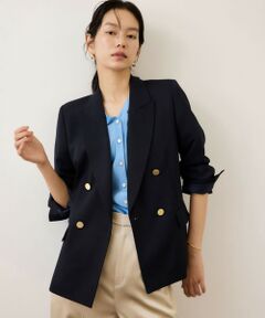ROPE' / ロペ テーラードジャケット | ストレッチ金ボタンブレザージャケット