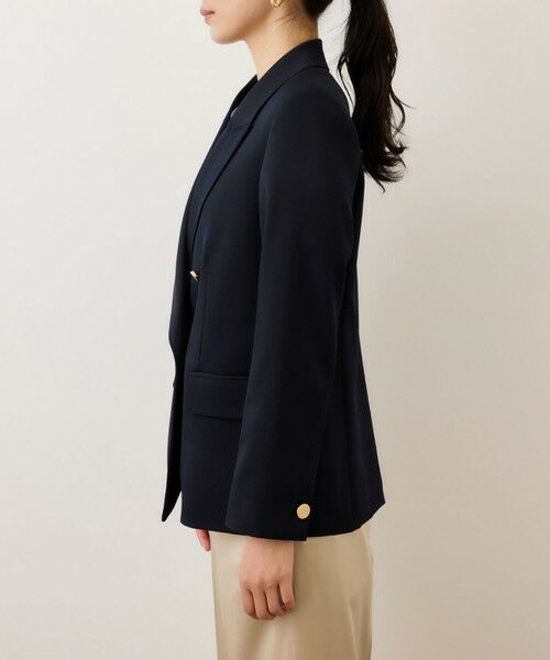 ROPE' / ロペ テーラードジャケット | ストレッチ金ボタンブレザージャケット | 詳細10
