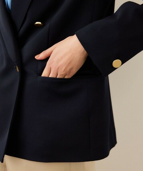 ROPE' / ロペ テーラードジャケット | ストレッチ金ボタンブレザージャケット | 詳細14