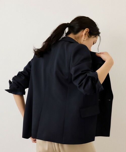 ROPE' / ロペ テーラードジャケット | ストレッチ金ボタンブレザージャケット | 詳細2