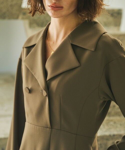 ROPE' / ロペ ロング・マキシ丈ワンピース | 【一部店舗限定】【REALM（レルム）】COLLARED DRESS｜ドレス | 詳細1