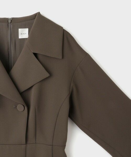 ROPE' / ロペ ロング・マキシ丈ワンピース | 【一部店舗限定】【REALM（レルム）】COLLARED DRESS｜ドレス | 詳細6