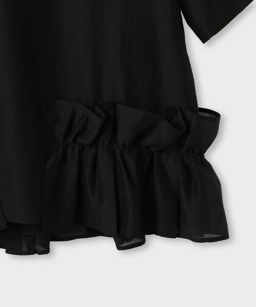 ROPE' / ロペ シャツ・ブラウス | 【一部店舗限定】【REALM（レルム）】HALF SLEEVE BLOUSE｜裾フリルブラウス　26SS | 詳細15