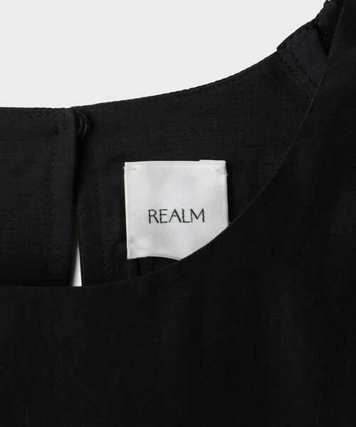 ROPE' / ロペ シャツ・ブラウス | 【一部店舗限定】【REALM（レルム）】HALF SLEEVE BLOUSE｜裾フリルブラウス　26SS | 詳細17