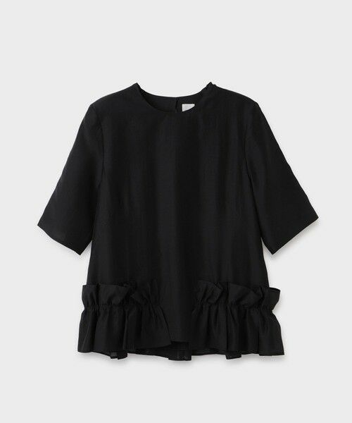 ROPE' / ロペ シャツ・ブラウス | 【一部店舗限定】【REALM（レルム）】HALF SLEEVE BLOUSE｜裾フリルブラウス　26SS | 詳細8