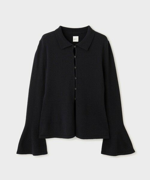 ROPE' / ロペ カーディガン・ボレロ | 【一部店舗限定】【REALM（レルム）】FLARE SLEEVE KNIT｜襟付きニットカーディガン | 詳細7