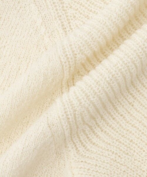 ROPE' / ロペ ニット・セーター | 【一部店舗限定】【REALM（レルム）】HALF SLEEVE KNIT｜5分袖ニット | 詳細11