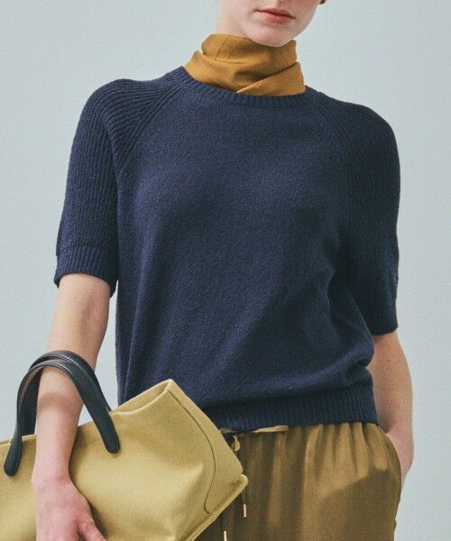 ROPE' / ロペ ニット・セーター | 【一部店舗限定】【REALM（レルム）】HALF SLEEVE KNIT｜5分袖ニット | 詳細2