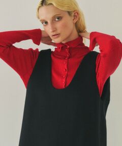 ROPE' / ロペ ニット・セーター | 【一部店舗限定】【REALM（レルム）】BUTTONED RIB TURTLENECK｜ニット