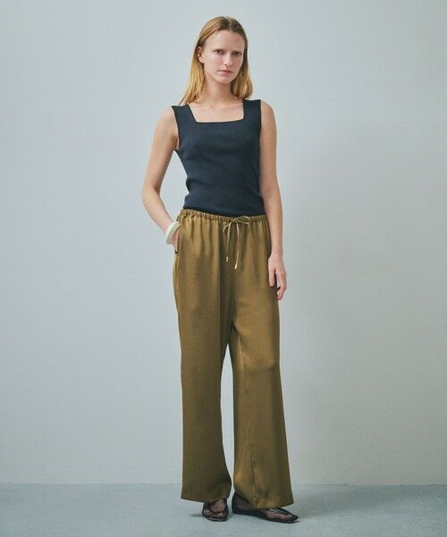 ROPE' / ロペ その他パンツ | 【一部店舗限定】【REALM（レルム）】SATIN EASY PANTS｜とろみパンツ　26SS | 詳細1
