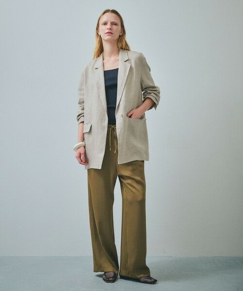 ROPE' / ロペ その他パンツ | 【一部店舗限定】【REALM（レルム）】SATIN EASY PANTS｜とろみパンツ　26SS | 詳細3