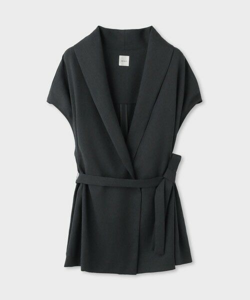 ROPE' / ロペ トレンチコート | 【一部店舗限定】【REALM（レルム）】SHAWL COLLAR GILET｜ベスト　26SS（チャコール(06)）