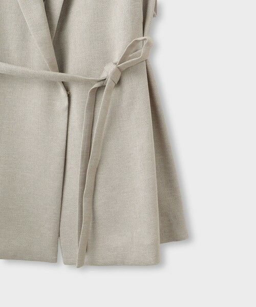 ROPE' / ロペ トレンチコート | 【一部店舗限定】【REALM（レルム）】SHAWL COLLAR HALF COAT｜ジレジャケット　26SS | 詳細10