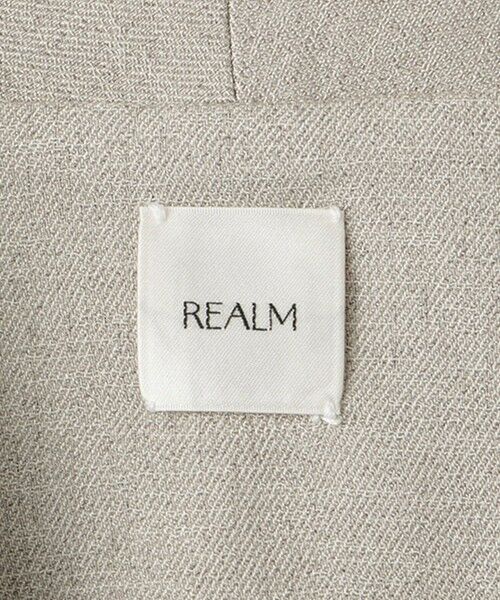 ROPE' / ロペ トレンチコート | 【一部店舗限定】【REALM（レルム）】SHAWL COLLAR HALF COAT｜ジレジャケット　26SS | 詳細13