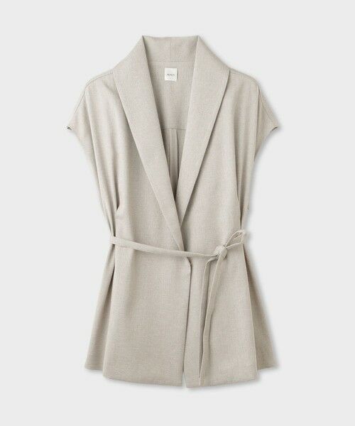 ROPE' / ロペ トレンチコート | 【一部店舗限定】【REALM（レルム）】SHAWL COLLAR HALF COAT｜ジレジャケット　26SS | 詳細5