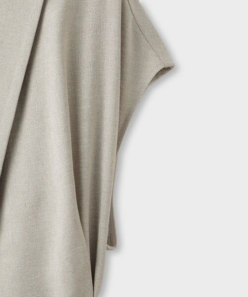 ROPE' / ロペ トレンチコート | 【一部店舗限定】【REALM（レルム）】SHAWL COLLAR HALF COAT｜ジレジャケット　26SS | 詳細8