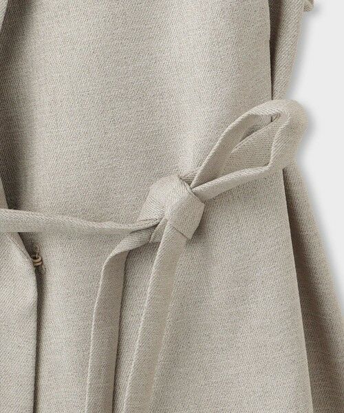 ROPE' / ロペ トレンチコート | 【一部店舗限定】【REALM（レルム）】SHAWL COLLAR HALF COAT｜ジレジャケット　26SS | 詳細9