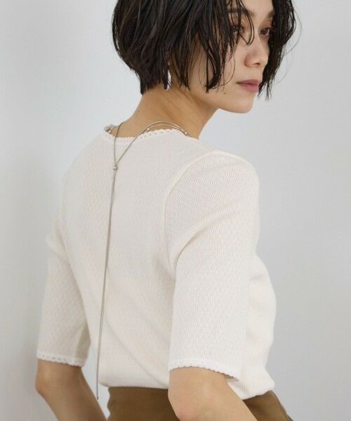 ROPE' / ロペ Tシャツ | 【SALON adam et rope'】【Angie La La for SALON】GENTLE intimate レースVネックプルオーバー | 詳細11