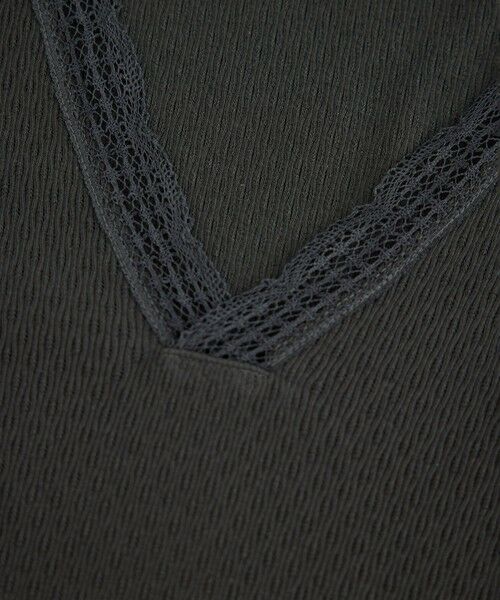 ROPE' / ロペ Tシャツ | 【SALON adam et rope'】【Angie La La for SALON】GENTLE intimate レースVネックプルオーバー | 詳細19